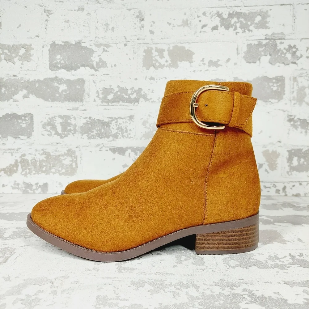 New STEVE MADDEN Kids' Bayville Zip Bootie In Cognac H955